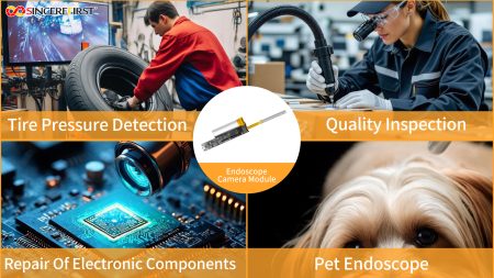 Medical Industrial OCHTA10 CSI 400×400 Resolution 0.9mm Diameter Separated USB Endoscope Camera Module