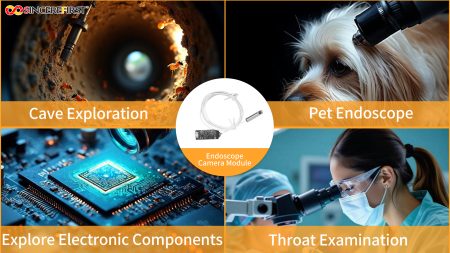 SincereFirst Precision Inspection 0.9mm Image Sensor Separated Endoscope Camera Module