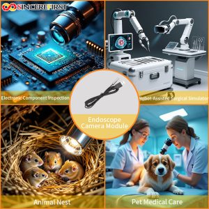 7.0mm Diameter 5MP GC5035 CMOS Sensor Micro Integrated Endoscope Camera Module