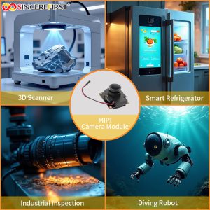 7.0mm Diameter 5MP GC5035 CMOS Sensor Micro Integrated Endoscope Camera Module