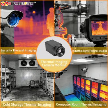 640×512 Resolution 8x Electronic Zoom Thermal Camera Module