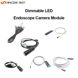 CMO Sensor Dimmable LED Endoscope Camera Modules with Adjustable Illumination for Inspection Devices
