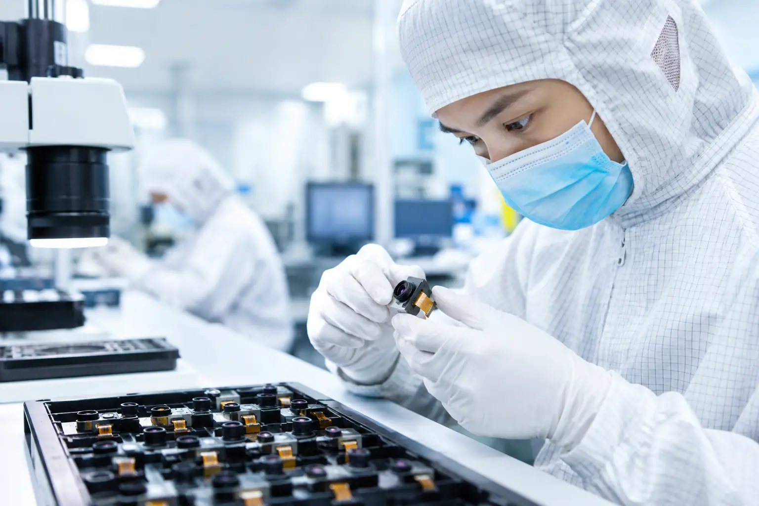Cleanroom Yield Improvement for Camera Modules